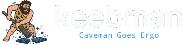 Keebman — Caveman Goes Ergo
