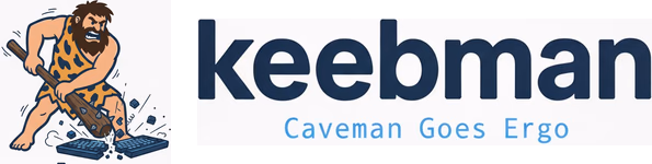 Keebman — Caveman Goes Ergo